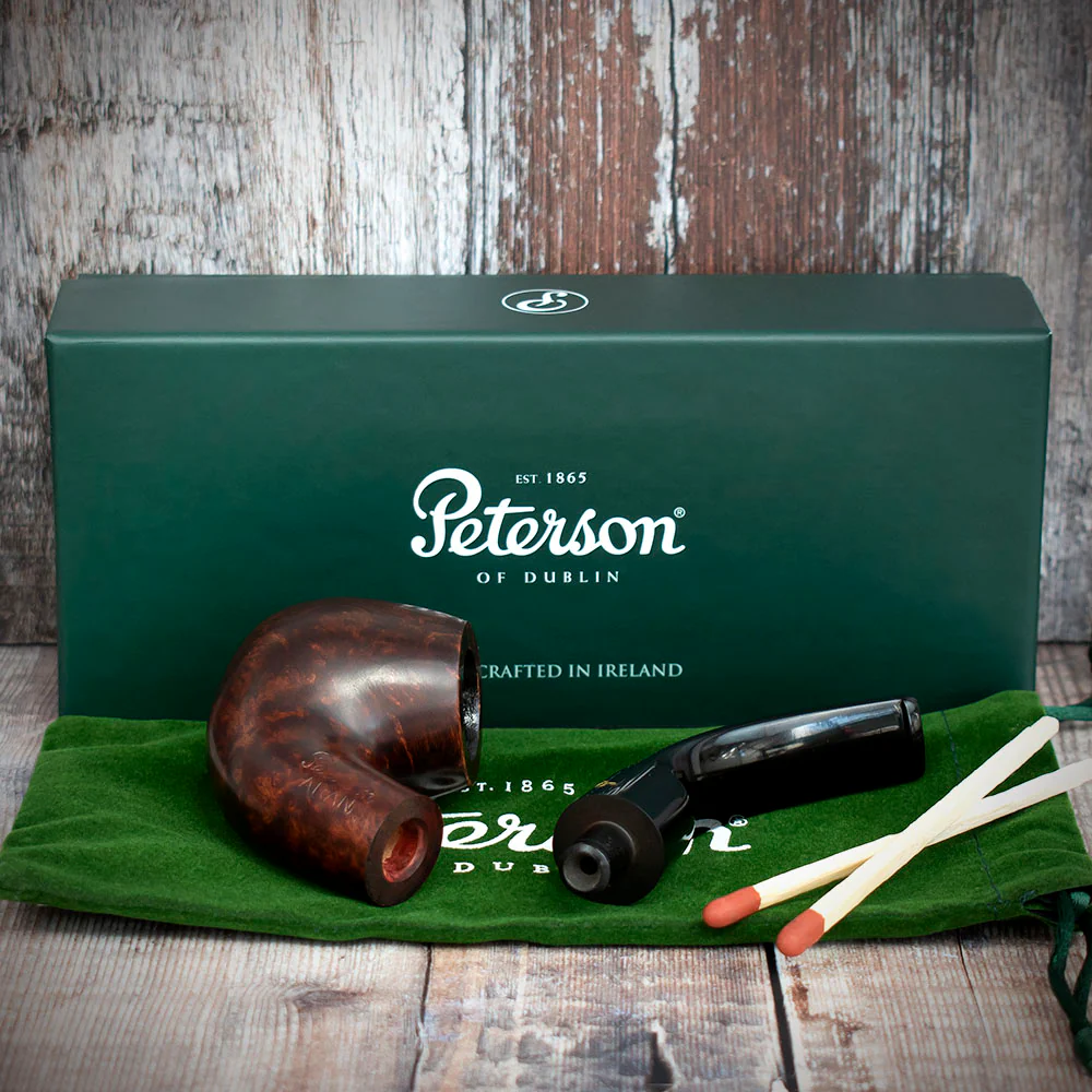 Peterson of Dublin Aran Briar Smoking Pipe - Shape No.221 - Image 4